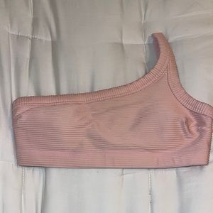 One shoulder bikini top!